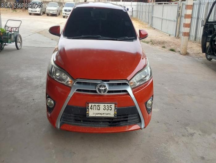 TOYOTA YARIS 1.2 G A/T ปีจด 2015 สีส้ม ทะเบียน 4กธ 335 กรุงเทพมหานคร